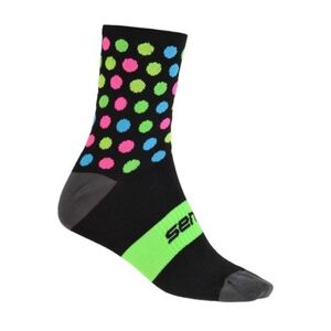 Ponožky Sensor Dots čierna / multi 18100047 3/5 UK